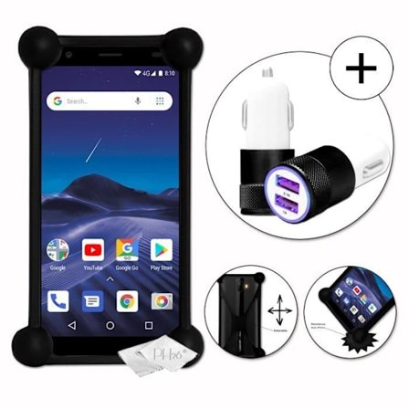 Coque bumper - Logicom - Le Moov 2 - Stötresistent - Silikon - Ultra hållbar