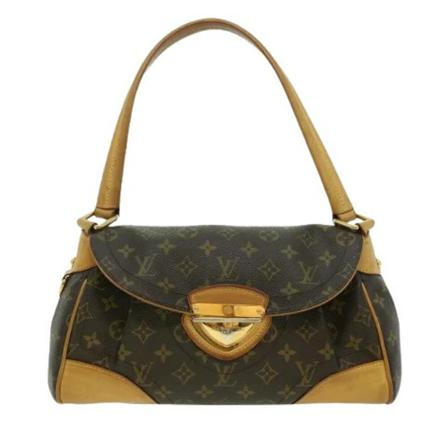 Louis Vuitton Vintage, Brown Canvas Louis Vuitton Beverly Bruin, Dames, Maat:ONE Size