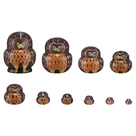 Russisk tredokke matryoshka DIY dukkesett for barn 10 lag (stil 1)