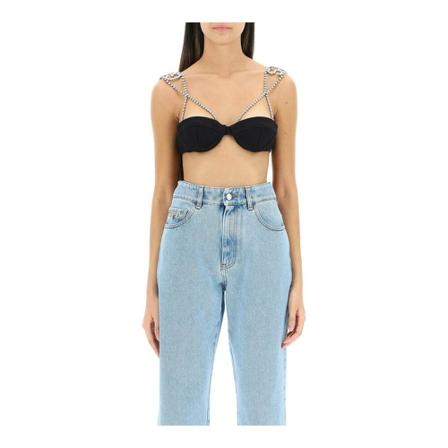 Gcds Sleeveless Tops Sort, Dame