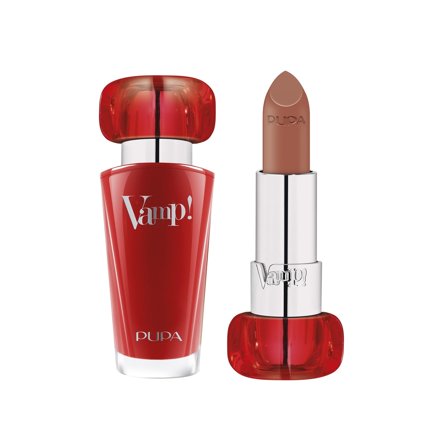 Pupa Vamp! Lipstick 105 Light Chestnut - Rossetto