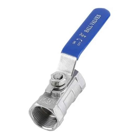 Kugleventil i rustfrit stål, 3/4 " indvendigt gevind, kugleventiler til sanitær tankledning |JUNJUN_Gode ting