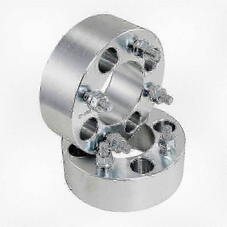 2 pakker 2 tommer 4x137 ATV hjulafstandsstykker til Can-Am Bombardier Outlander Commander Kawasaki Bayou UTV - Sølv