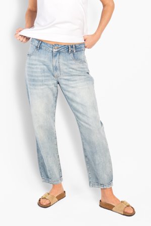Hést Giusy Jeans Dame - Light Wash Blue Denim - Size: 38