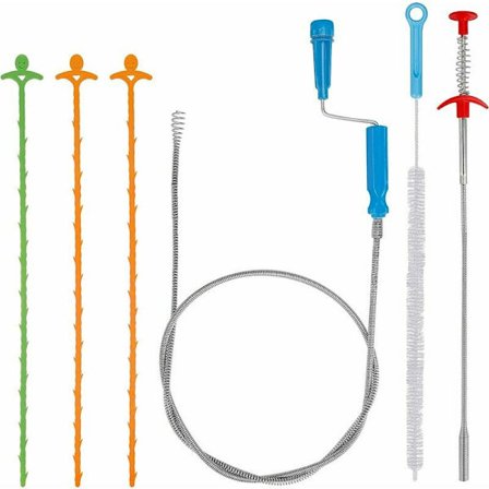 Viemärinpuhdistustyökalu Käärme Tukkeutunut Viemäripakkaus Joustava Hiusten Viemäri Keittiöön T