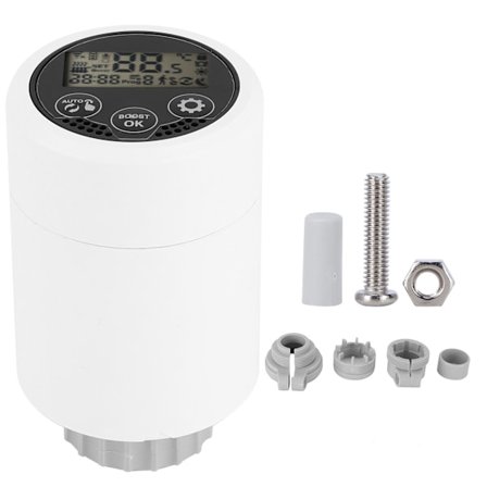 Smart ZigBee Radiatorventil LCD-skærm App-styring Temperaturjustering