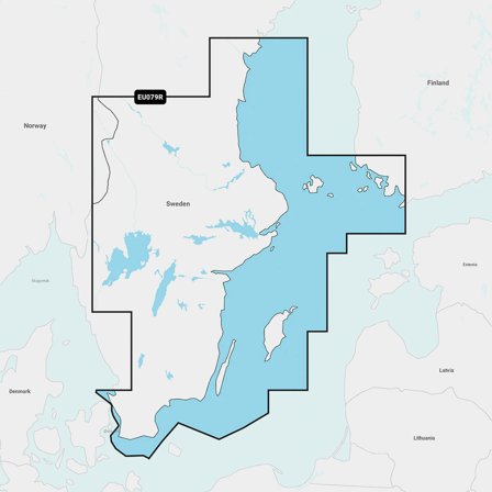 Elektroninen merikartta Navionics Platinum+ EU079R - Itärannikko