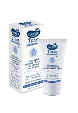 Sauber 7Days Crema Deodorante 30ml
