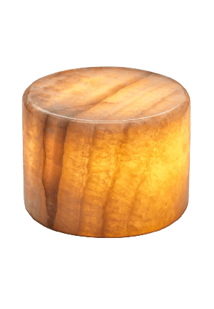 Unison MARBLE L beige polished äkta marmor bordsljus Belysning 80x60mm