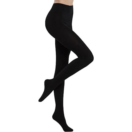 Fleecefodrade Strumpbyxor Kvinnor Leggings Vinter Varma Hög Midja Opaque Termiska Strumpbyxor med Magkontroll Topp