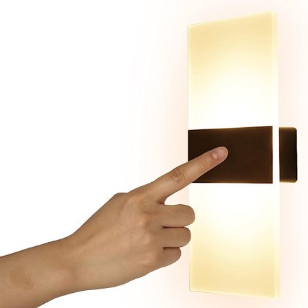 Seinänvalaisimet LED-seinävalaisin kosketusohjauksella Moderni magneettinen seinävalaisin 2 KLB