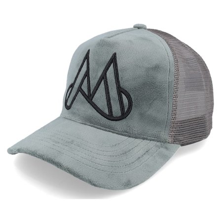 Maggiore - Grå trucker Keps - Unlimited M Logo Dark Grey/Black Logo Trucker @ Hatstore