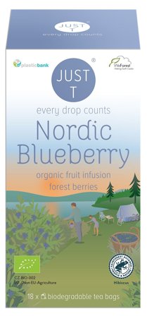 Just T Økologisk Spice Infusion Blåbær, Helse & Madvarer, Te, Øvrig Te