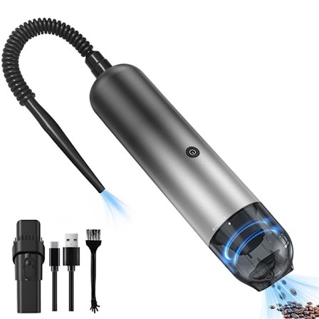 Håndholdt støvsuger, bilstøvsuger (Lysegrå) 7000Pa