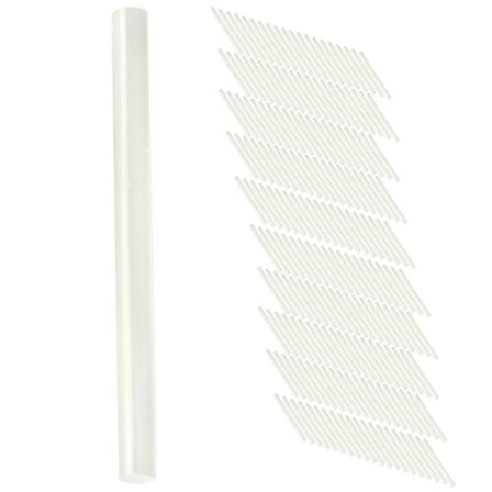200 st 7x100mm Smältlimstift Transparent Hög Viskositet för Limpistol DIY Hantverk Klädtillbehör