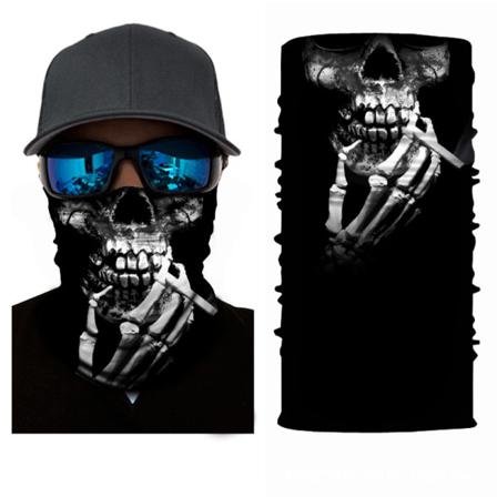 Skull Face Skidmask Med Dödskalle Svart