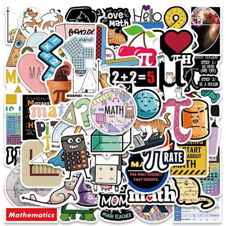 50 Science Guy Matematik Matematik Experiment Scrapbook Anteckningsbok Craft Gift Sticker
