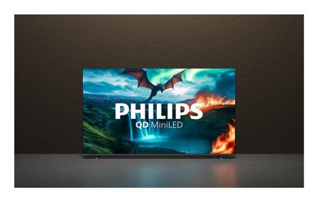 Philips 55" MLED810/12 QD Smart MiniLed TV (2025) 4K, UHD, MiniLed, Titan OS, HDR, Dolby Atmos