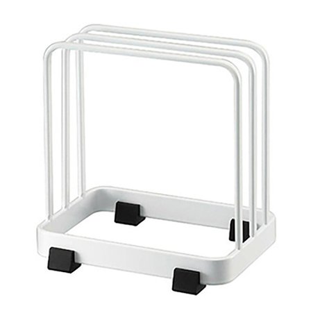 Metal Pottelids Holder Skærebræt Stativ Hakkebræt Organizer Stativ Holder Køkkenbord Dr