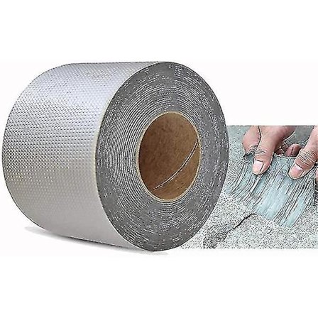 Vandafvisende Aluminiumsfolie Butyl Gummi Tape Til Vægge, Vinduer, Tag, Rør, Gulve, Marine Reparation, Rørbrud 10cm X 5cm