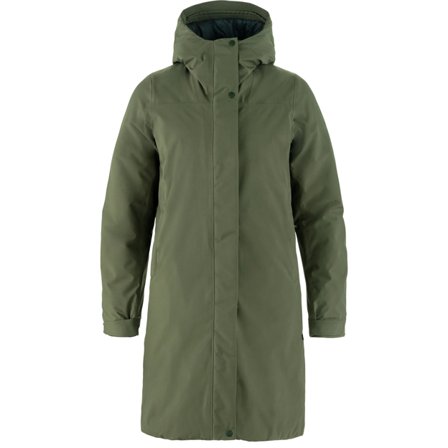 Fjällräven Women's HC hydratic Gepolstert Parka in Laurel Green/Grün, Primaloft | Size: XS