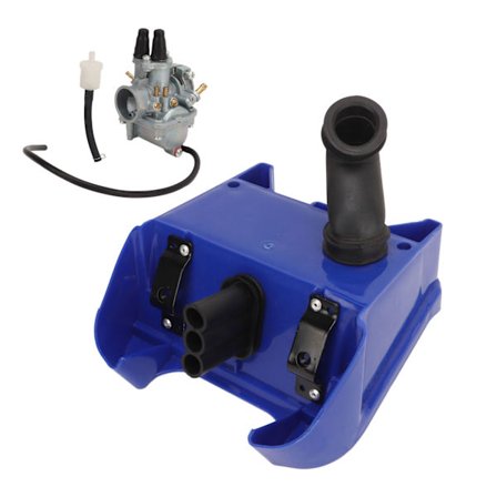 20MM motorcykelkarburator Metal Power Jet Engine Carb Carburator Assy med luftboks til PEEWEE 80 PW80 PY80 PIT DIRT BIKE