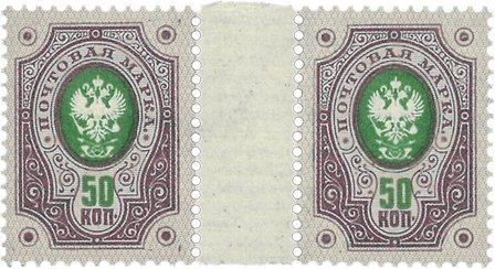 Finland 1891 - LAPE 44 - Postfrisk gutterpair