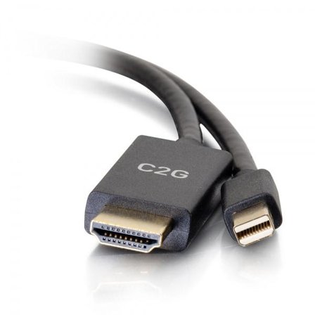 C2G 3ft Mini DisplayPort Male to HDMI Male Passive Adapter Cable - 4K 30Hz - video adapter - Mini DisplayPort / HDMI - 90 cm
