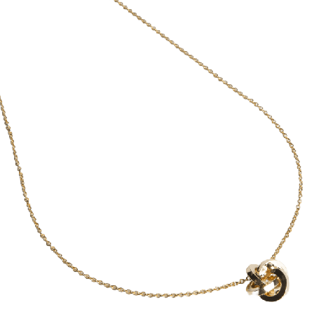 pfgSTOCKHOLM Knot Halsband 45 Cm Dam Guld ONESIZE