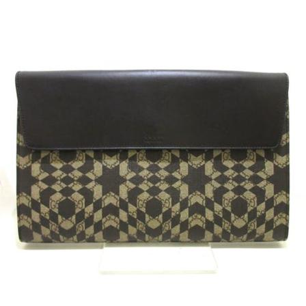 Gucci Vintage Pre-Owned Plastic Clutch , Zwart , Dames , Maat: ONE Size Vintage Tassen