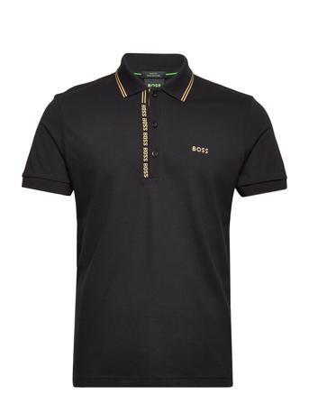 Paule 4 Polos Short-sleeved Svart BOSS