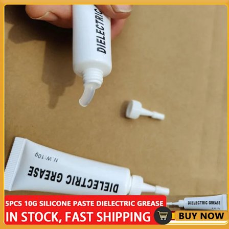 10g Dielektrisk Fett 5 stk Silikonpasta Vanntett Marinefett Bilfett Smøremidler Fett For Bil Solbeskyttet Spor