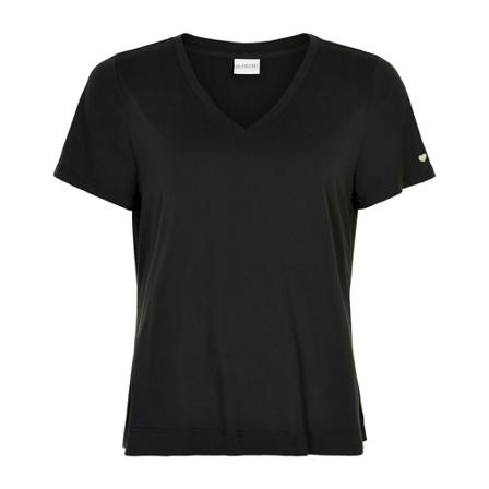 IN Front Nina T-Shirt V-Neck 14919 Sort, Dame T-shirts