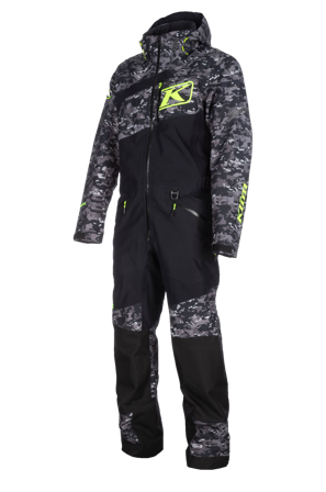 Klim Ripsa Monosuit Svart kamouflage - Hi Vis S