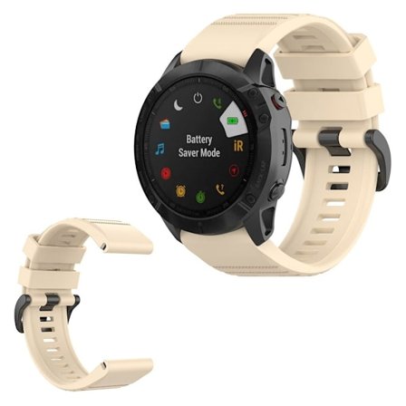 Garmin Fenix 6X hållbar klockarmband - Beige