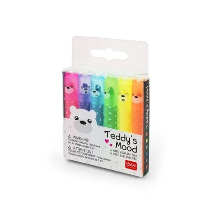 Mini Highlighters Teddy's mood 6-pack