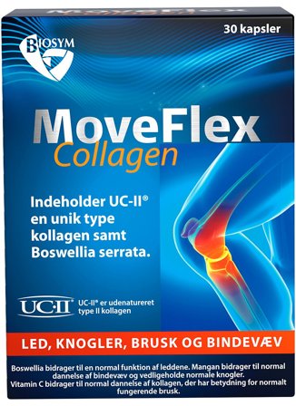 Biosym MoveFlex Collagen 30 kaps., Helse & Madvarer, Kosttilskud, Knogler, Led & Muskler