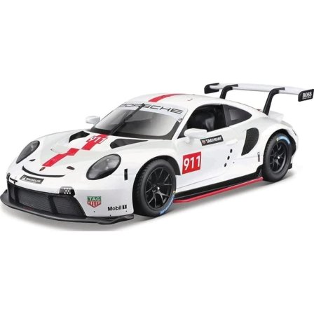 B18-28013 Porsche 911 RSR GT 1:24 skala støbt samlerbil, forskellige mønstre og farver