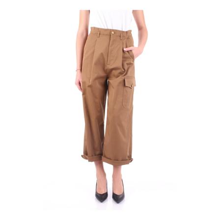 Pinko Wide Byxor brun, Dam Byxor, Dam, Storlek: M