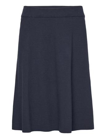 Heavy Knit Skirts Skirts Knitted Skirts Marineblå Marc O'Polo*Betinget Tilbud