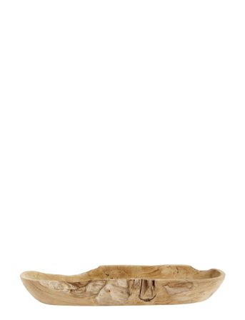 Muubs Bowl Rustic Oval - Brown - 15X45X8CM