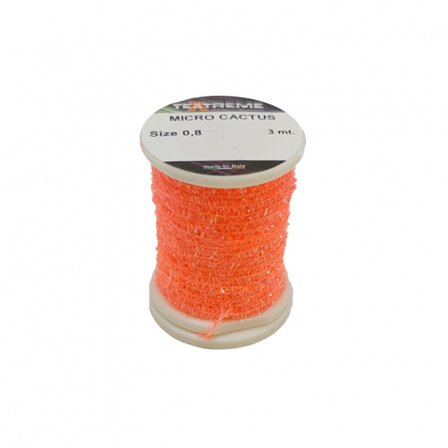 Micro Cactus Chenille 0,8mm - Fluo Orange
