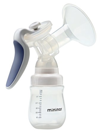 Mininor Manual Breast Pump - White - 0 M