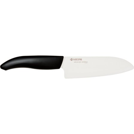 Kyocera FK140WH Keramisk Kokkekniv 14 cm Hvit' - 'Sort/hvit