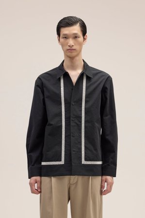 NN.07 Reed Hemdjacke Herren Schwarz