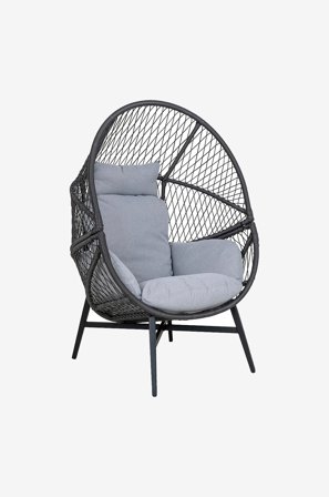 House Nordic - Uteplatsmöbler Rosario - Svart - Utefåtöljer - Från Homeroom