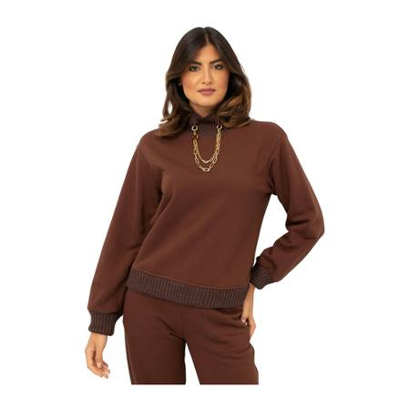 Jijil, Turtleneck Bruin, Dames, Maat:XL