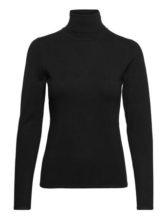 Polana Knit Høyhalset Pologenser Svart Andiata