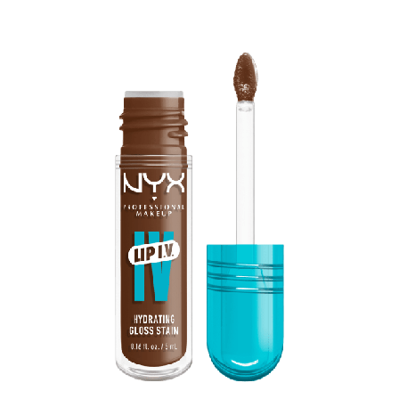 NYX Professional Makeup Lip I.V. Läppglans Unisex Brun 5 ML