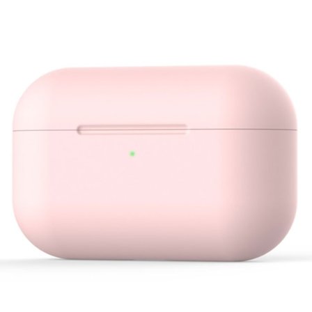 AirPods Pro hållbart silikonfodral - Ljusrosa
